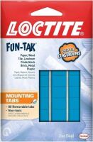Loctite Fun-Tak Mounting Tabs, 2 oz, 26ct