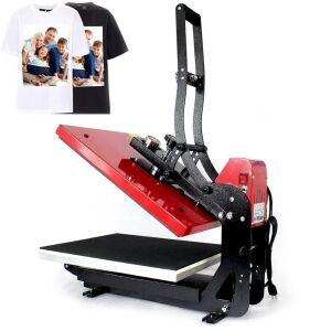 Magnetic Heat Press Machine Clamshell Auto Open w/Slide Out Function 16"x20"