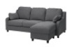 Vinliden Sofa With Chaise, Hakebo Dark Gray. $949.00ASSEMBLY REQUIRED