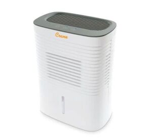 Crane 4 Pint Compact Dehumidifier with 2 Settings for Small to Medium Rooms up to 300 sq.ft.