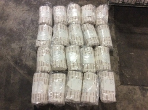 Lot of (20) Project 62&nbsp;Woven Linework Throw Blankets, Cream, 60"x50" - New&nbsp;