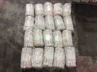 Lot of (20) Project 62&nbsp;Woven Linework Throw Blankets, Cream, 60"x50" - New&nbsp;