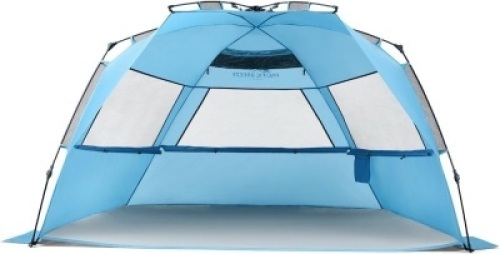 Pacific Breeze Easy Setup Beach Tent Deluxe XL, SPF 50+ Pop Up Beach Tent Provides Shade from The Sun for 4+ People&nbsp;95"L x 51"W x 52"H