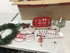 Box of Christmas Decor