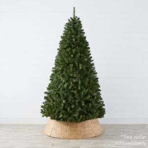 Premium Artificial Spruce Christmas Tree w/ Foldable Metal Base 7.5ft