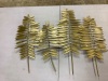 KUWIVO Metal Fern Leaves Wall Decor for Living Room Bedroom, 28" x 24", Gold - 2