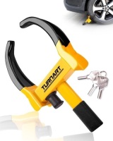 Turnart Heavy Duty Wheel Lock Universal Security Trailer Wheel Locks Tire Anti Theft for Car ATV SUV Golf Cart Motorcycle Great Deterrent Bright Red/Yellow with 3 Keys (Yellow-Black)&nbsp;16.5 x 9.2 x 2.8 inches