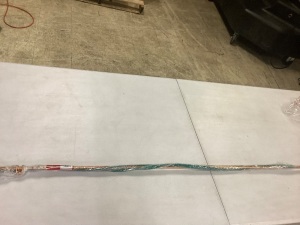 4" Ground Rod with 15 ft wire grounding earthing 