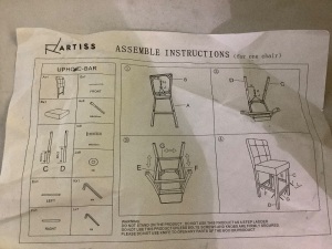 Set of 2 Bar Chairs