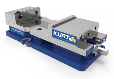 Kurt DX6 Vise with 9" Opening, 6" Size, 4.360" Height, 7.391" Width, 16.810" Length, Blue - NEW, $587 Retail Value