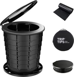 TRIPTIPS Retractable Portable Toilet