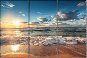 EVENRISING Art Acoustic Panels, Beach 