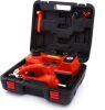 Trihelper Hydraulic Car Jack with Integrated Tire Pump and Impact Wrench 