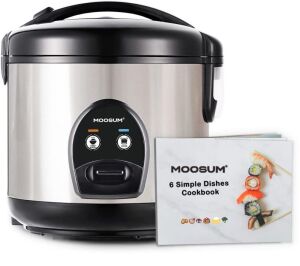 MOOSUM Electric Rice Cooker with One Touch