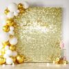 COKAOBE Light Gold Shimmer Wall Backdrop, 30 Pcs