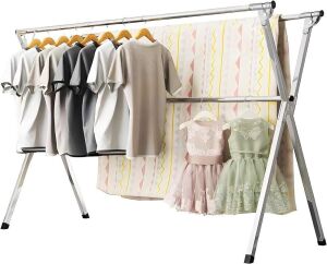 URYAN Stainless Steel Clothes Drying Rack