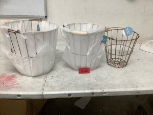 Set of Decorative Storage Baskets