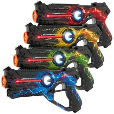 Set of 4 Infrared Laser Tag Blaster Set 