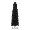 6' Black Artificial Pencil Holiday Christmas Tree 