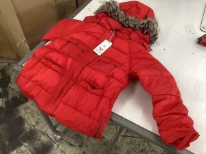 Kids Faux Fur Hooded Parka, 7/8