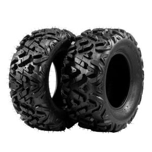 Set of 2 6PR All Terrain ATV UTV Tires, 25x8-12, Tubeless