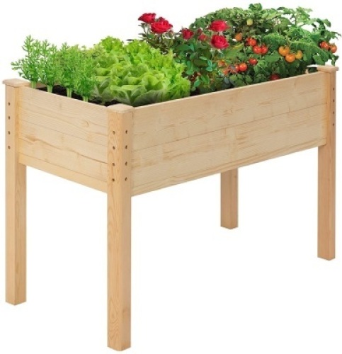 KingSo Wooden Raised Garden Planter Box - Appears New&nbsp;