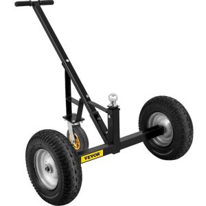 VEVOR Adjustable Trailer Dolly, 800 Lbs Capacity, 15.7" -23.6" Adjustable Height, 2" Ball with 16" Wheels