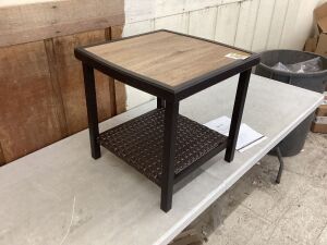 Outdoor Wicker Side Table 