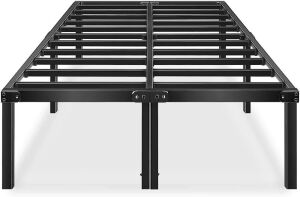 HAAGEEP 18 Inch Full Size Metal Platform Bedframe 