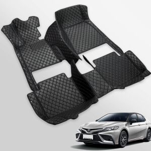 Castlerock Leather Car Floor Mats for Toyota Camry 2018-2021