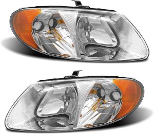 ADCARLIGHTS Headlight Assembly for 01-07 Dodge Grand Caravan Chrysler Town & Country 