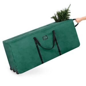 Rolling Duffle Storage Bag for 9ft Christmas Tree w/ Wheels, Handle 