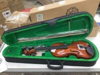 WITEK 4/4 Full Size Beginner Violin with Case - String Needs Fixed