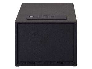 Stack-On Quick Access Safe Electronic Lock With Shelf, Black