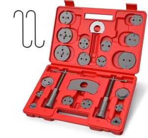 MOSTPLUS 24 pc Universal Disc Brake Caliper Wind Back Tool and Piston Compression Set