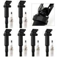 Set of 6 Ignition Coil & 6 Spark Plugs For BMW 328i 535i 550i 750i X5 X6 UF592