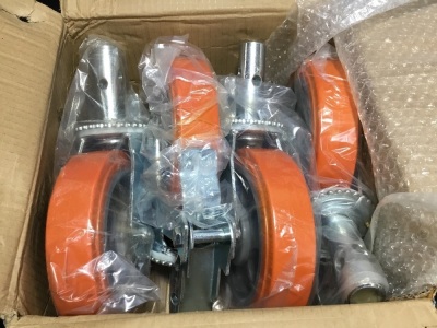 Vevor 4 PCS Scaffolding Swivel Casters 8 x 2 - Appear New