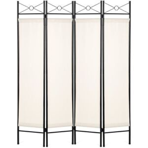 4-Panel Folding Privacy Screen Room Divider Decoration Accent, 6ft 