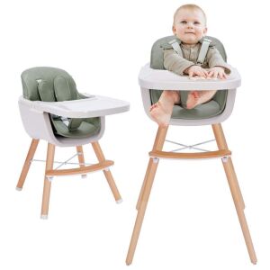 3-in-1 Wooden High Chair 