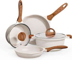 JEETEE Nonstick Aluminum Cookware Set