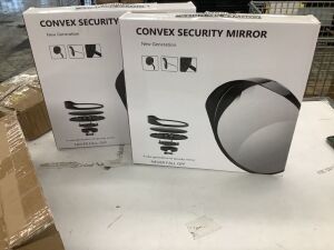 Lot of (2) Convex Security Mirror