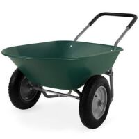 Dual-Wheel Wheelbarrow Garden Cart&nbsp;