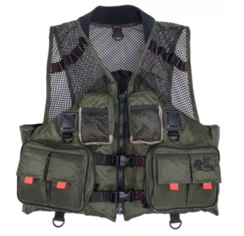 Bass Pro Shops Tournament Fishing Mesh Life Jacket, Large, E-Commerce Return