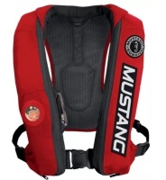 Mustang Survival Elite Inflatable Life Vest with HIT - Red, E-Commerce Return, Broken Zipper