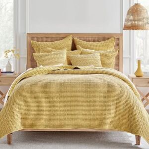 Levtex Home Mills Waffle Quilt and Pillow Sham Set, King 