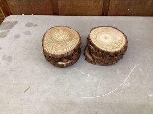 Lot of (12) Wood Slices 