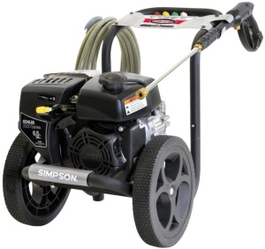 SIMPSON Cleaning MS60763-S MegaShot Gas Pressure Washer Powered by Kohler RH265, 3100 PSI at 2.4 GPM - Appears New