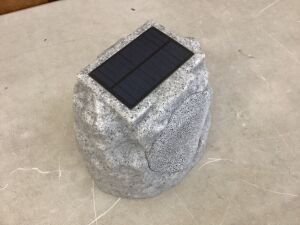 Solar Outdoor Rock Speaker 