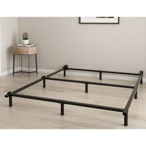 Queen Metal Bed Frame with Recessed Legs, 7-Inch Low Profile