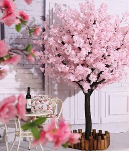 Artificial Cherry Blossom Tree, 5' 